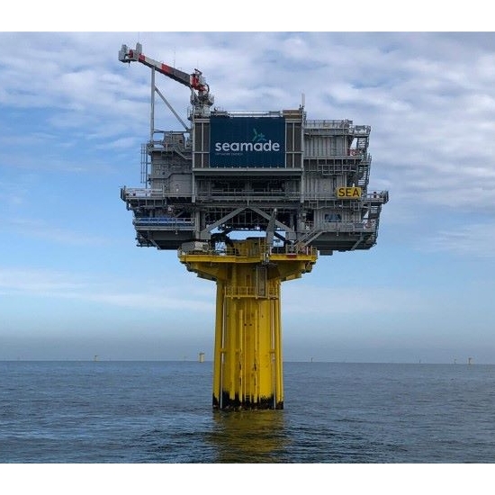 Successful  installation of two offshore substations marks major milestone at the SeaMade offshore wind farm