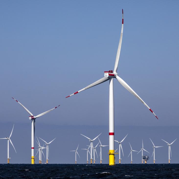 Op de afmetingen van windturbines staat geen limiet