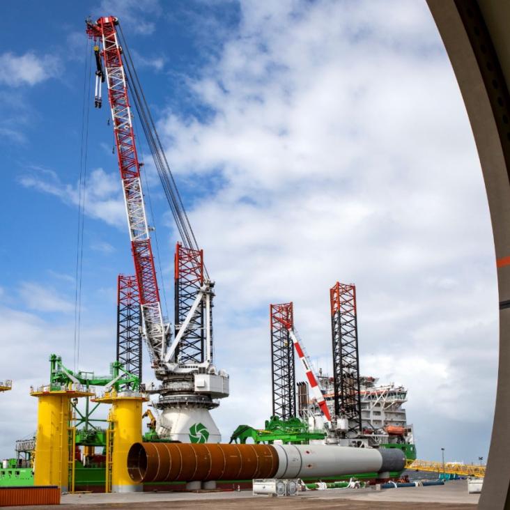 Ostend (BE) | Start offshore construction activities of the final and largest offshore wind farm ever built in the Belgian North Sea