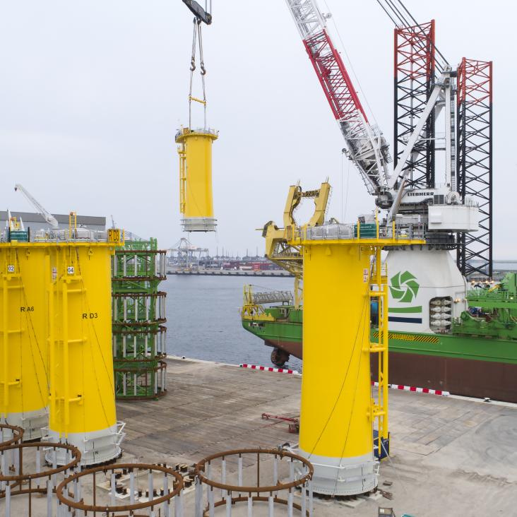 Rentel announces the shipping of the first batch of transition pieces for the Rentel project