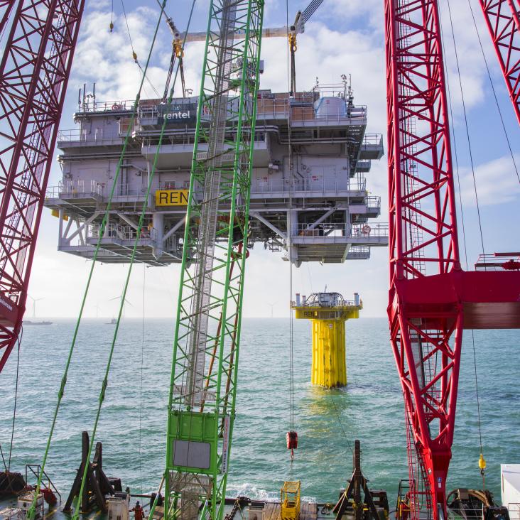 Rentel NV start met transport en installatie van haar offshore transformatorstation
