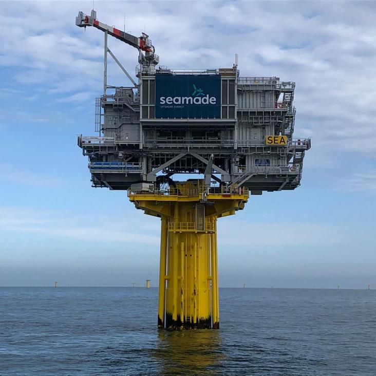 Succesvolle installatie van twee offshore substations is belangrijke mijlpaal voor offshore windmolenpark SeaMade